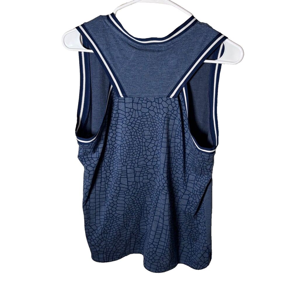 Nike Tank Top Women's Large Blue V-Neck Dri-Fit Sleeveless Athletic Active - Picture 2 of 7